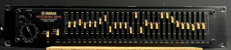 Yamaha Vintage Q1027 Professional Series Graphic Eq - Black image 1