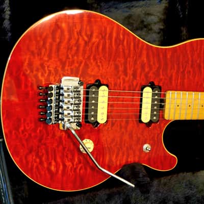 VIDEO! 1995 Ernie Ball Music Man EVH Eddie Van Halen Signature Red Quilt COLLECTOR GRADE 1 owner image 1