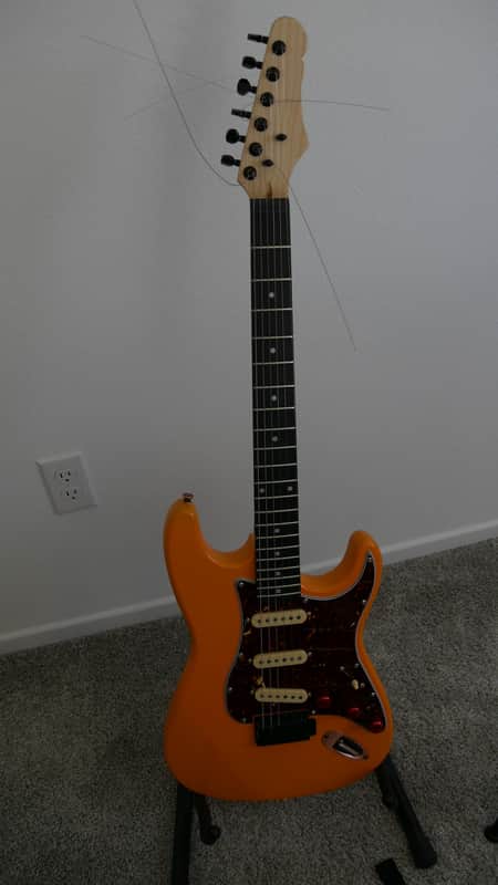 Leo Jaymz Partscaster 2020-2025 - Orange image 1