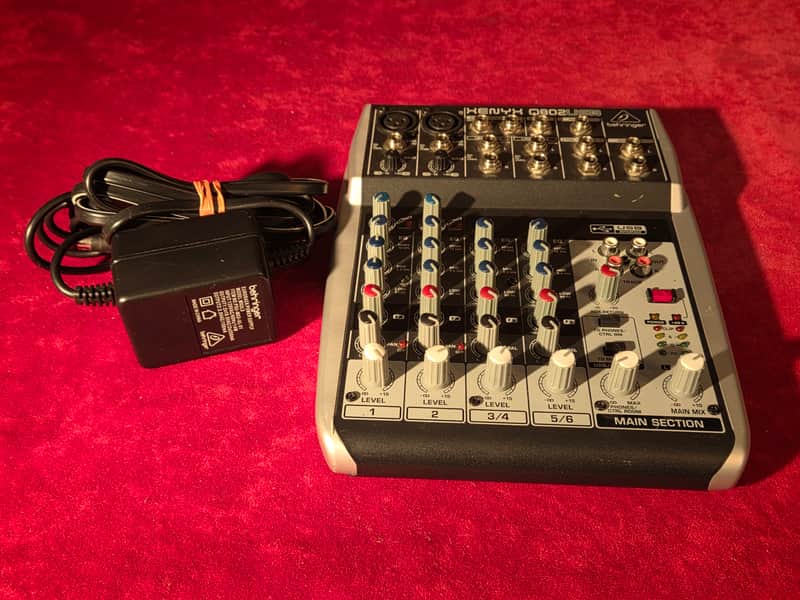 Behringer Xenyx Q802USB 8-Input Mixer w/ Power Supply image 1