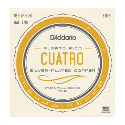 D'Addario EJ96 Cuatro-Puerto Rico Strings image 1