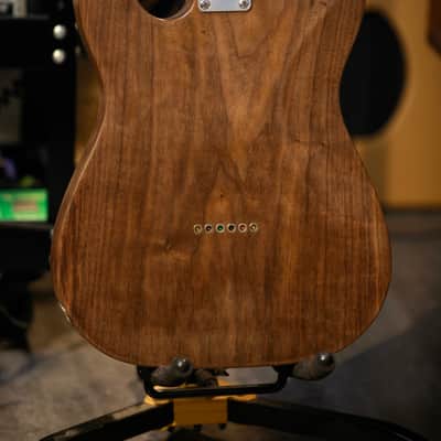Handmade 60s T‑Style Custom 2026 – Walnut Shellac Semi‑Matte Light Relic image 5