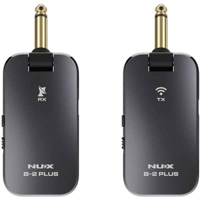 NUX B-2 PLUS Wireless Guitar System 2.4GHz Microphone with 60-Feet Line-of-Sight image 1