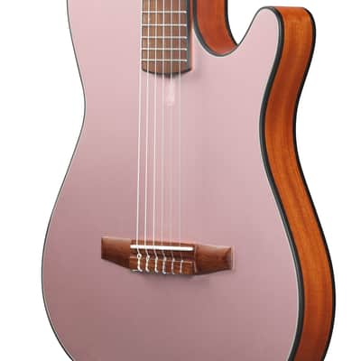 Ibanez FRH10N Acoustic Electric Nylon Guitar Rose Gold Metallic image 4