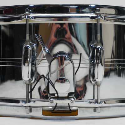 SLINGERLAND   SOUND KING GENE KRUPA COB 14"x6.5" SNARE DRUM 1970s - Chrome image 9