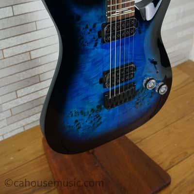 Schecter Omen Elite-6 - See-Thru Blue Burst image 9