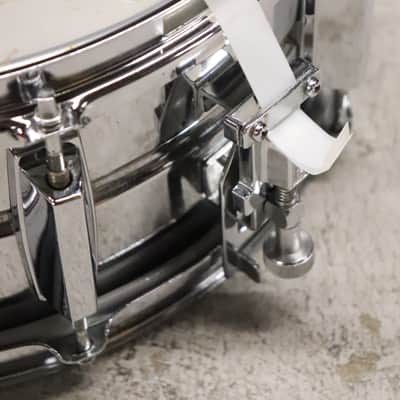 Yamaha SD255 5.5x14" Steel Snare Drum Vintage 1980's image 13