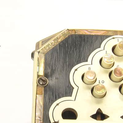 Patek 104 Key Triple Reed Bandoneon Chemnitzer Concertina, Key of C, Original Case, Overhauled image 19