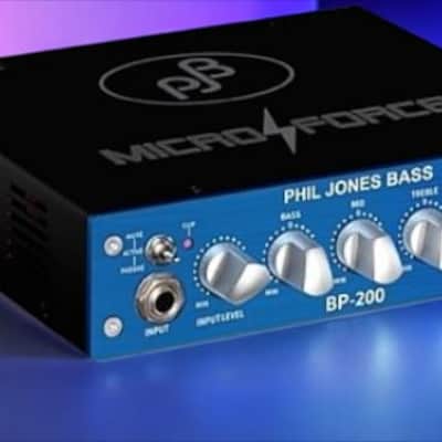 Phil Jones BP-200 200-Watt Compact Bass Amp Head; A bass amp that will fit in your gig bag! The Phil Jones BP-200 amplifier offers 200 watts RMS of power while weighing only 2.5lbs. image 7