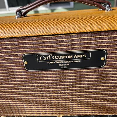 Carl's Custom Amps Signature Octal 30 Hand Wired USA Guitar Amp Head Boutique image 3
