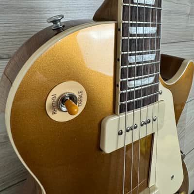 Gibson Les Paul Standard '50s P90 Electric Guitar - Gold Top image 7