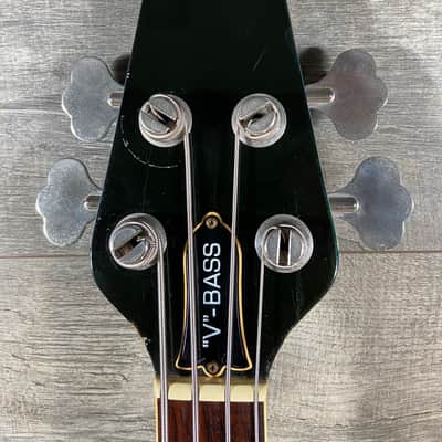 Gibson Flying V Bass 1981 Transparent Blue image 11