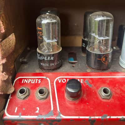 Aragon 5 Watt Tube Amp 1950s, Serviced, recapped and grounded power cord image 9