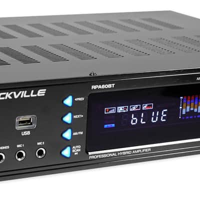 Rockville Home Theater Bluetooth Receiver + (2) 5.25" Speakers with Swivel Brackets image 6