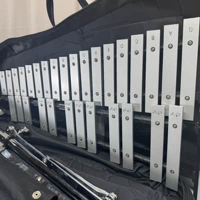 Kaman CB700 Xylophone Percussion 30 Key Glockenspiel Case Drum Pad Complete Set image 2