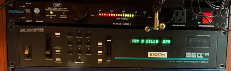 Ensoniq ESQ-M W/SQ-80 ROMs Late 1980's - Grey