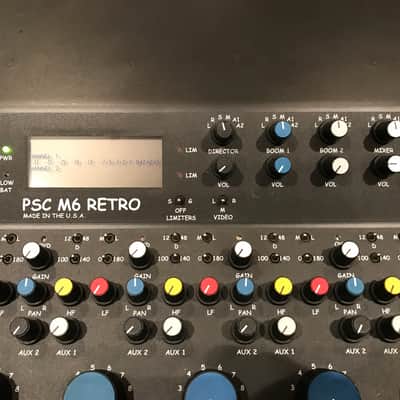 PSC Professional Sound Corporation M6 Retro Field Mixer Blue/Black image 9