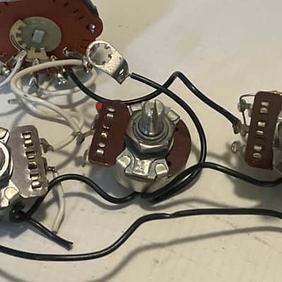 1990's Fender USA Stratocaster Guitar Complete Electronics Wiring Harness TBX image 6