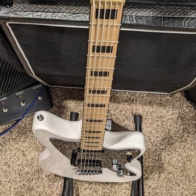 SubZero Rogue VI 30"-scale Baritone / Bass VI - Tuned E-E @ Bass Octave - Seymour Duncan P-Rails Pickups with Custom Switching, Locking Tuners & Brass Nut image 14