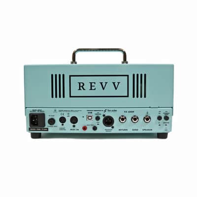 Used REVV D20 20W Tube Amp Head Surf Green image 3
