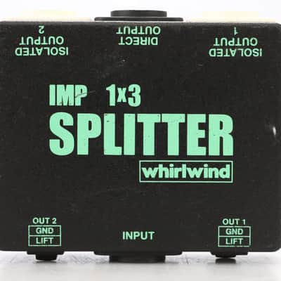 Whirlwind SP1X3 IMP 1x3 Mic Splitter & Director DI Micpower Phantom Power #46666 image 3
