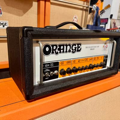 Orange Amplification SUPER STACK ROCKERVERB 100 H & PPC412 Cabinet 4x12” Made in UK image 8