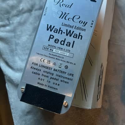 Vox VRM1LTD Real McCoy Wah Limited Edition 2024 - Chrome image 2