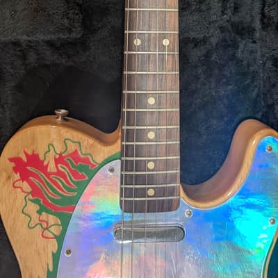 Fender Artist Series Jimmy Page Telecaster with Rosewood Fretboard 2019 - Natural with Dragon Graphic image 3