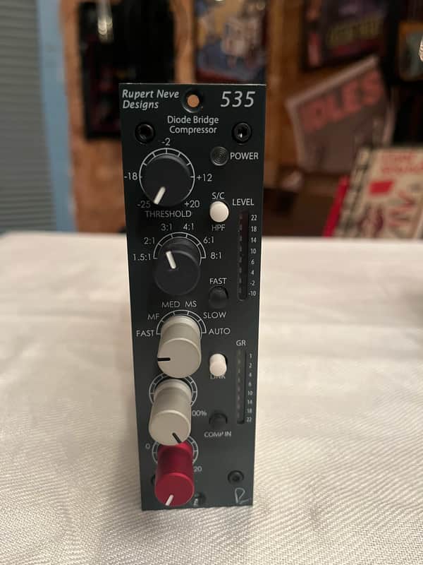 Rupert Neve Designs 535 500 Series Diode Bridge Compressor Module 2017 - Present - Shelford Blue image 1