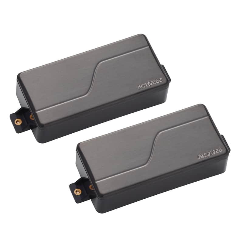 Mint Fishman Fluence Modern 3-Voice Active 7-String Guitar Humbucker Pickup Set, Brushed Black Nickel image 1