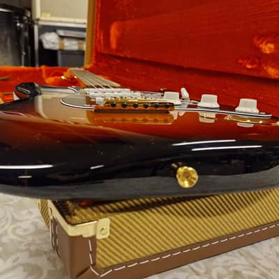 Fender Stevie Ray Vaughan American Stratocaster BRAND NEW 3-Color Sunburst USA Signature Electric guitar image 10
