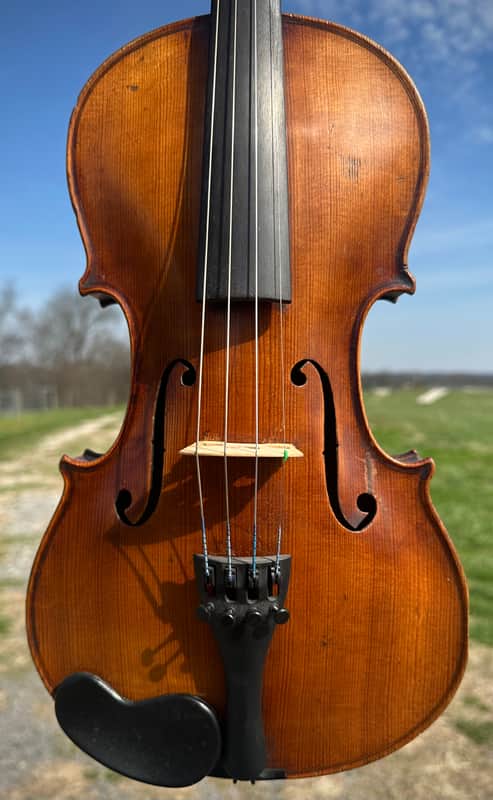 Old Violin labeled “Friedrich August Glass” 4/4 image 1