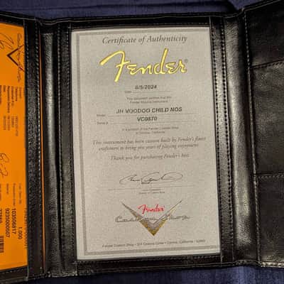 Fender Custom Shop Jimi Hendrix Voodoo Chile Stratocaster 2024 - Black image 9