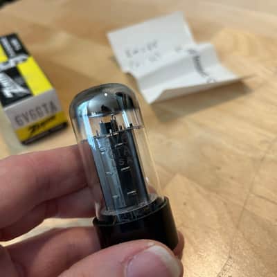 Vintage NOS NIB Zenith USA 6V6 GTA Tube - for tweed Champ ETC image 5