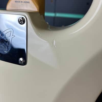 Fender MIJ ST68-85TX Stratocaster Vintage White 2014 Electric Guitar image 14