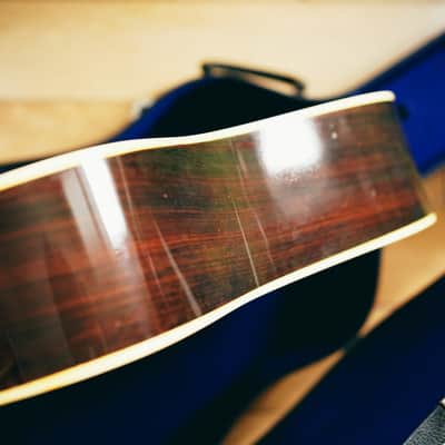 1974 Takamine Elite TW-50 – Made in Japan | Solid Top | Good Condition | Hard Case | Abalone Fascia image 16