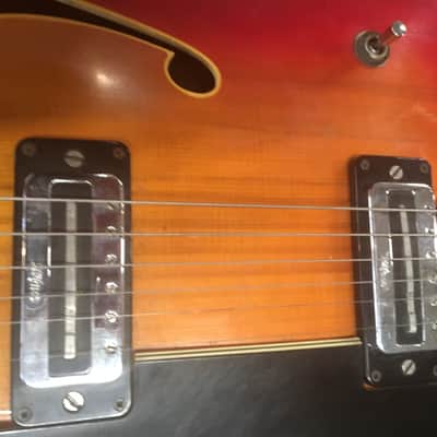Rare 1966 Hofner President Cherry Sunburst Vintage image 10
