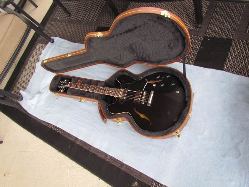 2018 Gibson ES-335 Dot Graphite Metallic Near Mint W/OHC & Case Candy Memphis 335 Dot Reissue COOL!