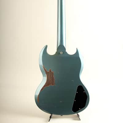 1964 Gibson SG Pelham Blue Maestro Murphy Lab Heavy Aged Left Handed image 5