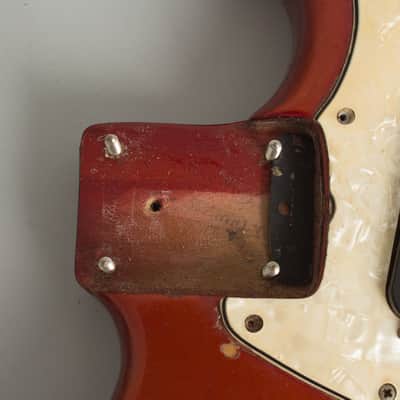 Fender Competition Mustang Solid Body Electric Guitar (1971), ser. #328976, original grey hard shell case. image 18