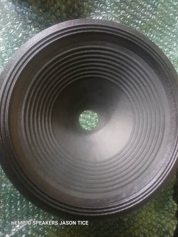 JENSEN A12 CONE  RECONE REPAIR DEEP CONE FOR A12 AND F12! CLOTH SURROUND= MORE EXCURSION=DEEPER BASS FIBERGLASS LOADED PMR SPEAKERS image 1