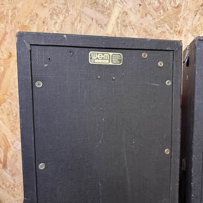 Vintage 1960s WEM Watkins 3x10 Amplifier PA Clip Columns Cabinets w Elac 10N/106 image 10