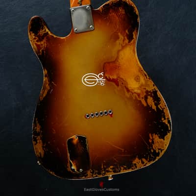 Fender Telecaster Nashville Deluxe Series Copper Gold with Gold Leaf ONE-OF-A-KIND Heavy Aged Relic image 13
