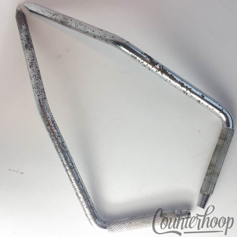 *Ludwig Folding Bass Drum Spurs Chrome Gull-Wing Super Classic USA Vintage 60s* - Fair / 6.95/24.95 image 1