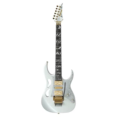 Used Ibanez PIA3761SLW Steve Vai Signature Guitar - Stallion White image 2