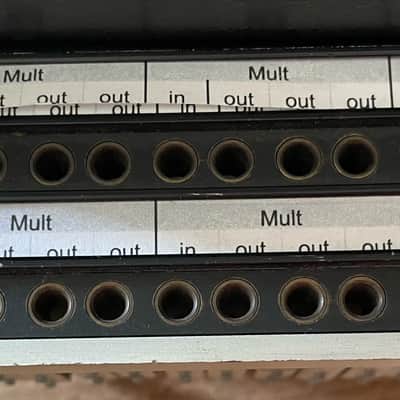 Mosses & Mitchell 96. pt. TT patchbay mid 90s - NICKEL/ BLACK image 4