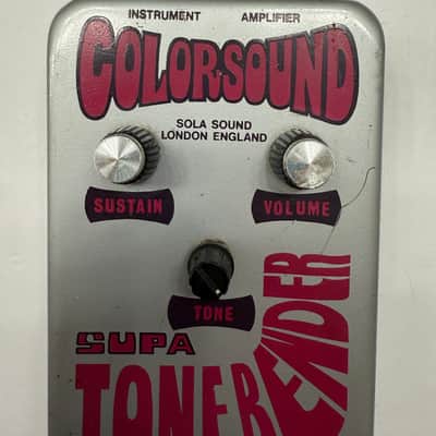Colorsound Sola Sound Supa Tone Bender Fuzz Tonebender 1976 Guitar