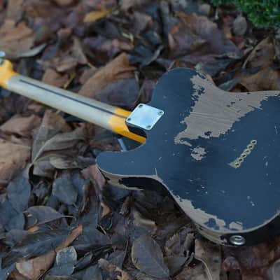 Fender Custom Shop Masterbuilt Austin Macnutt '52 Telecaster - Heavy Relic - Black image 10