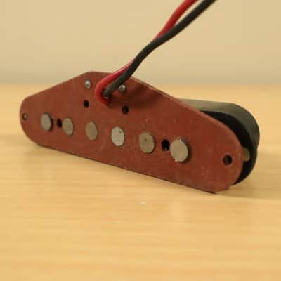 Vintage Red Bobbin Stratocaster Pickup Bridge Single Coil FOR PARTS NOT WORKING* image 5