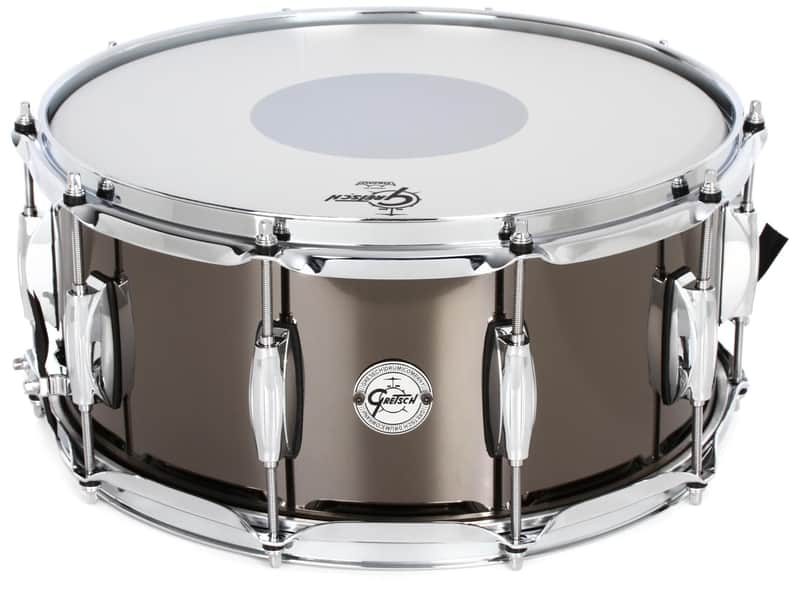 Gretsch Drums Black Nickel Over Steel Snare Drum - 6.5 x 14-inch - Black Nickel image 1